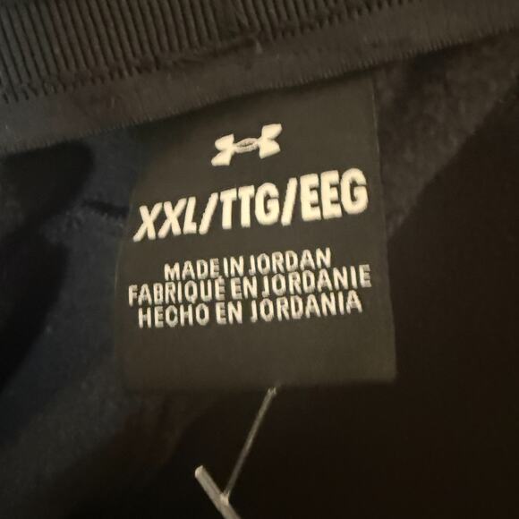 Under Armour Pants Mens XXL Black Jogger Sweatpants Storm Fleece Stretch - Picture 10 of 10